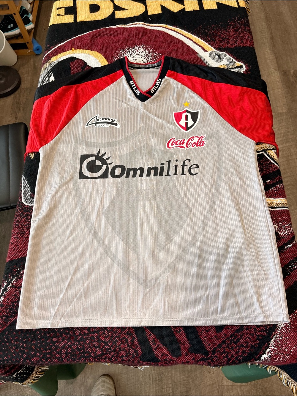 Vintage Liga Mx atlas FC zorros jersey xl